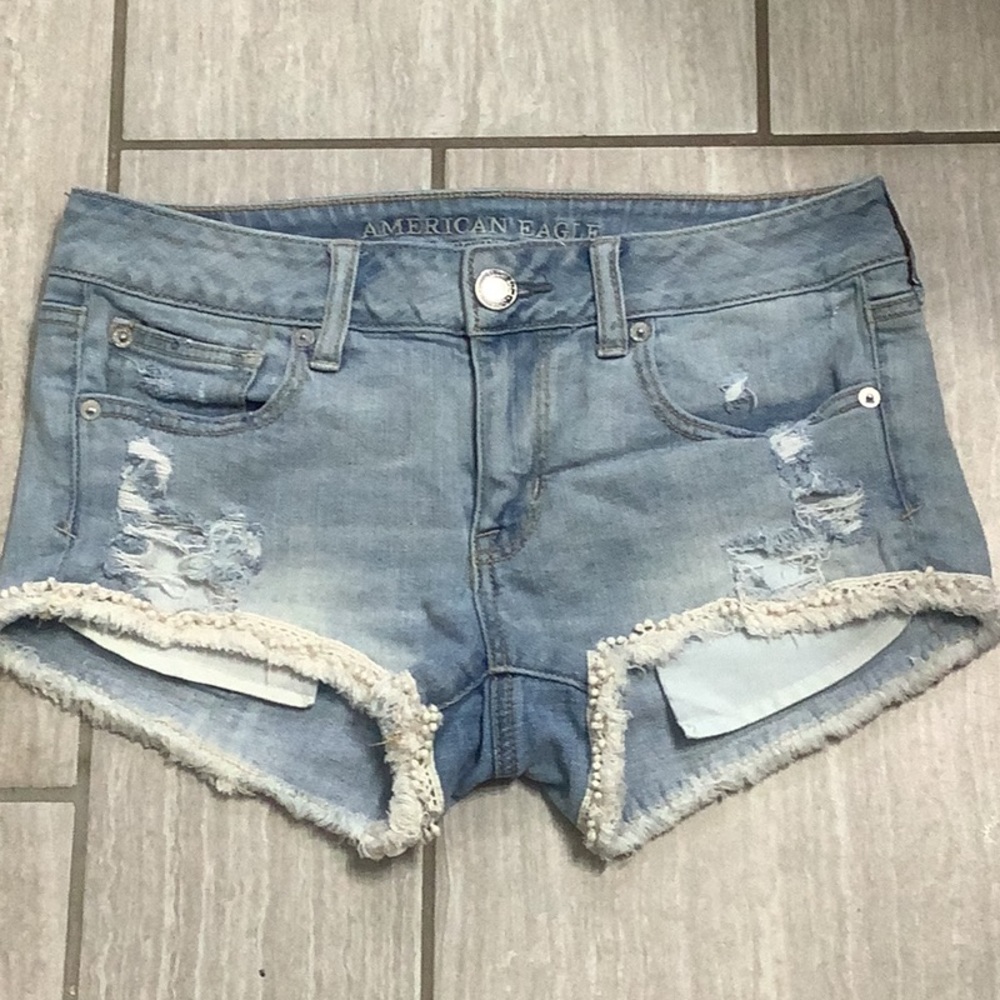 American Eagle Denim Shorties.